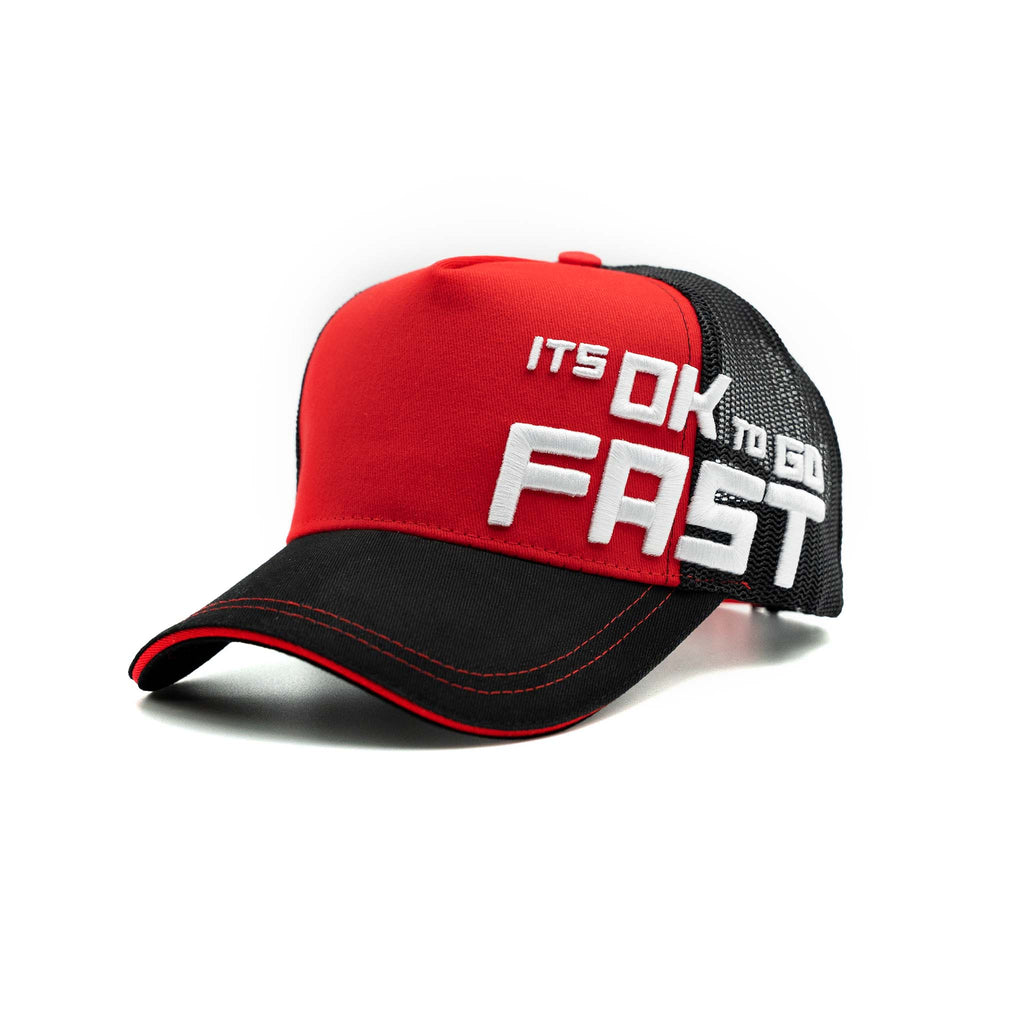 Its ok to go fast Cap Red
