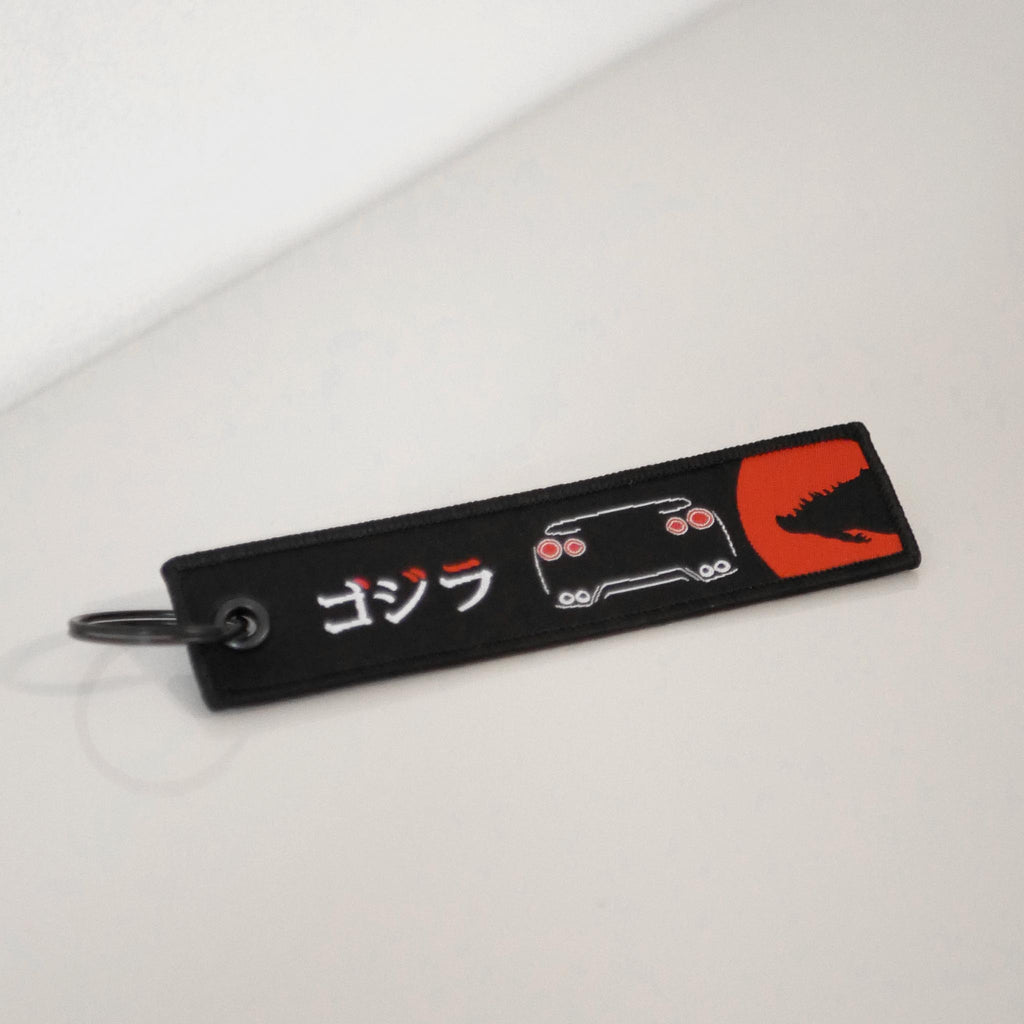 Godzilla GTR Keychain