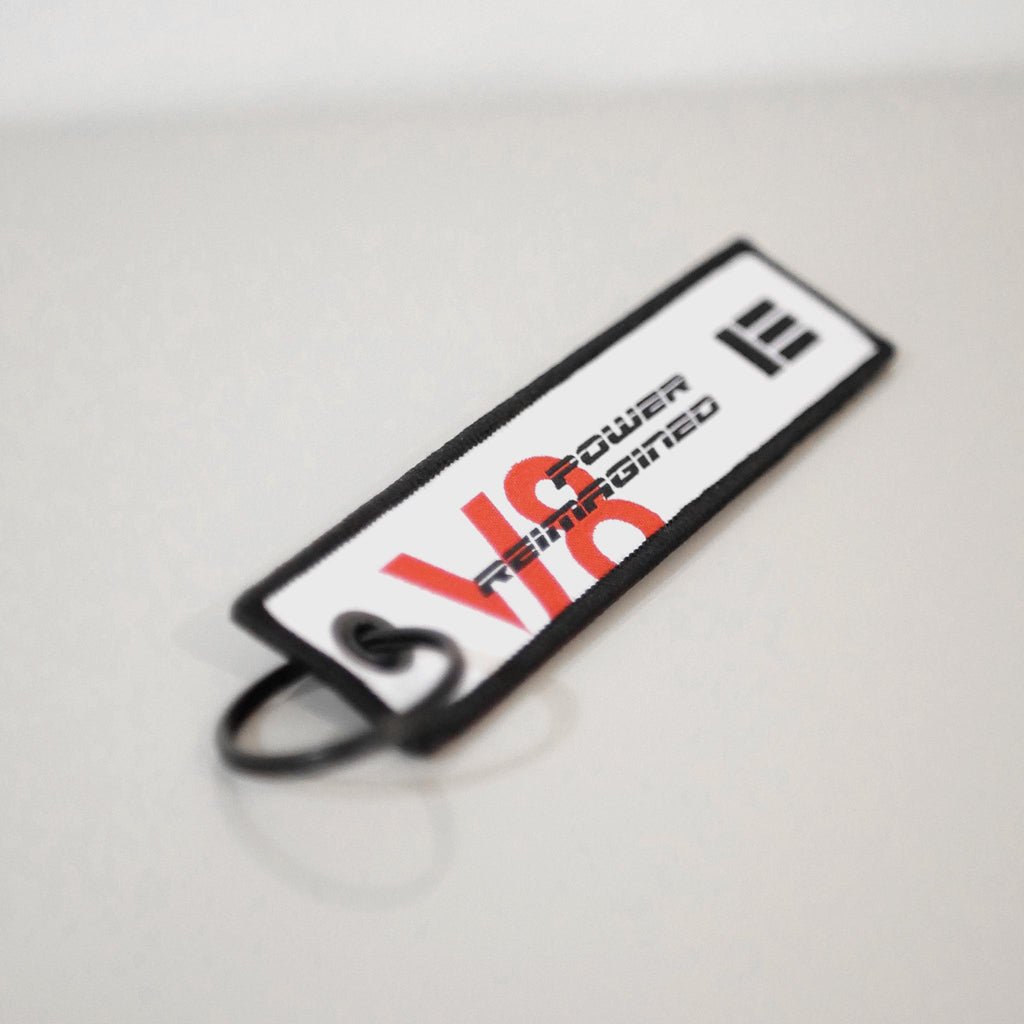 V8 Power Reimagined Keychain